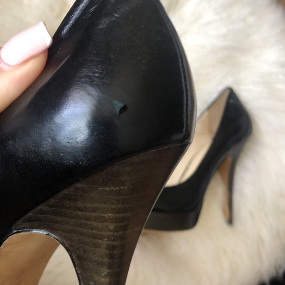 COACH Nappa Leather Buffy Black Heels - Picture 10 of 16